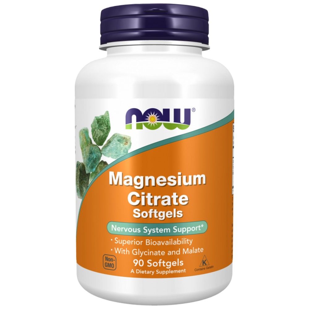Magnesium Citrate Softgels - 180 Softgels - Nutra Best Europe
