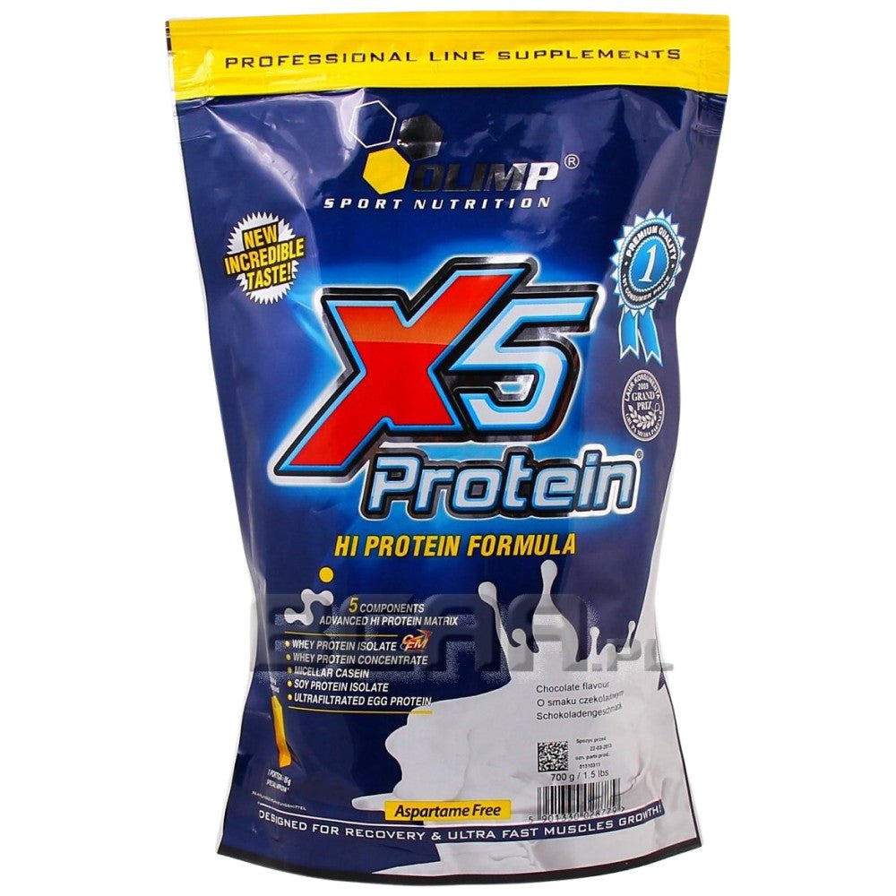 X5 PROTEIN 700 grams - Nutra Best Europe