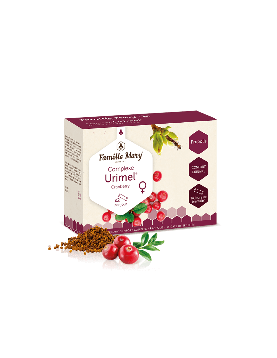 Urinary Comfort Complex áfonyával és propoliszsal, 14 adag