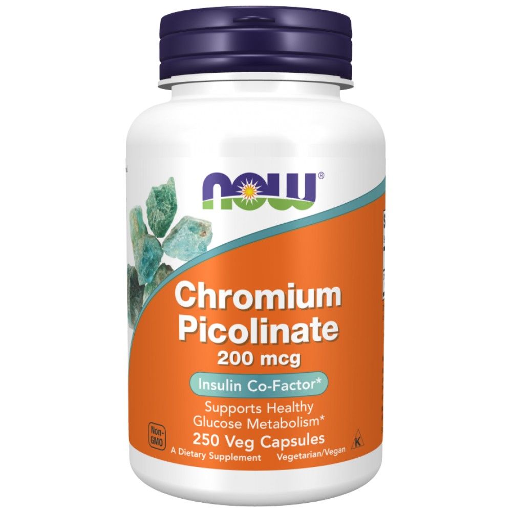 Chromium Picolinate 200 mcg - 100 capsules - Nutra Best Europe