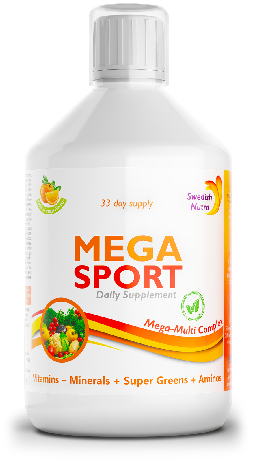 Mega Sport - vitaminok + ásványi anyagok + kollagén 1497 mg /500 ml/