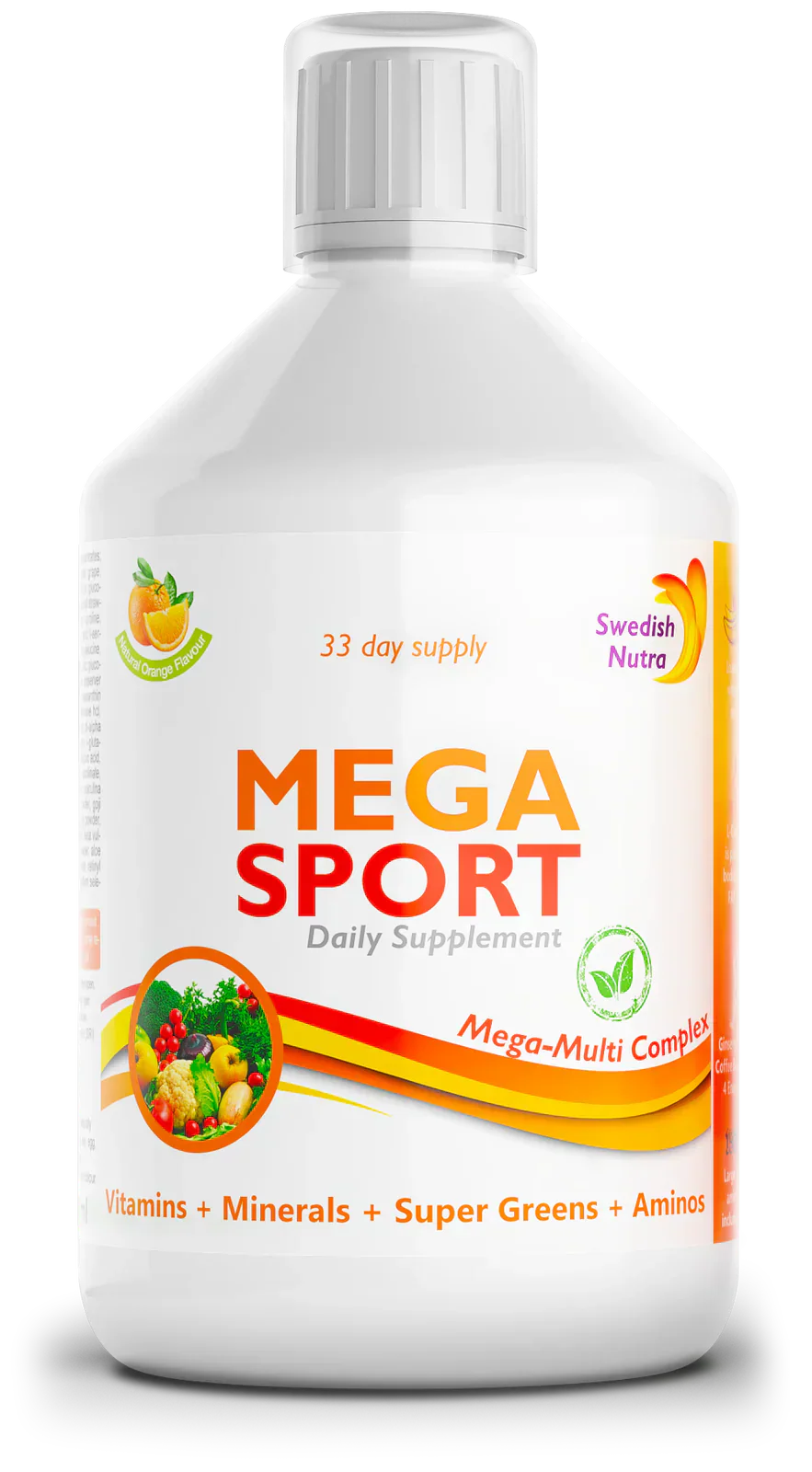 Mega Sport - vitaminok + ásványi anyagok + kollagén 1497 mg /500 ml/
