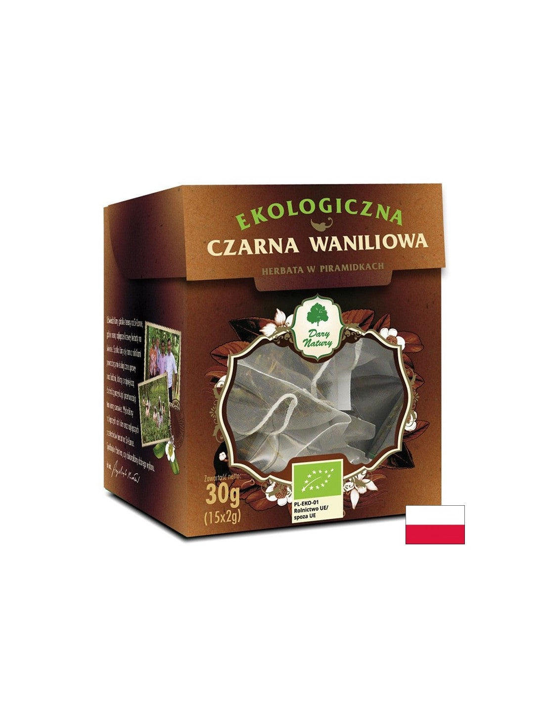 Fekete Ceylon tea Bio, 15 filteres zacskó