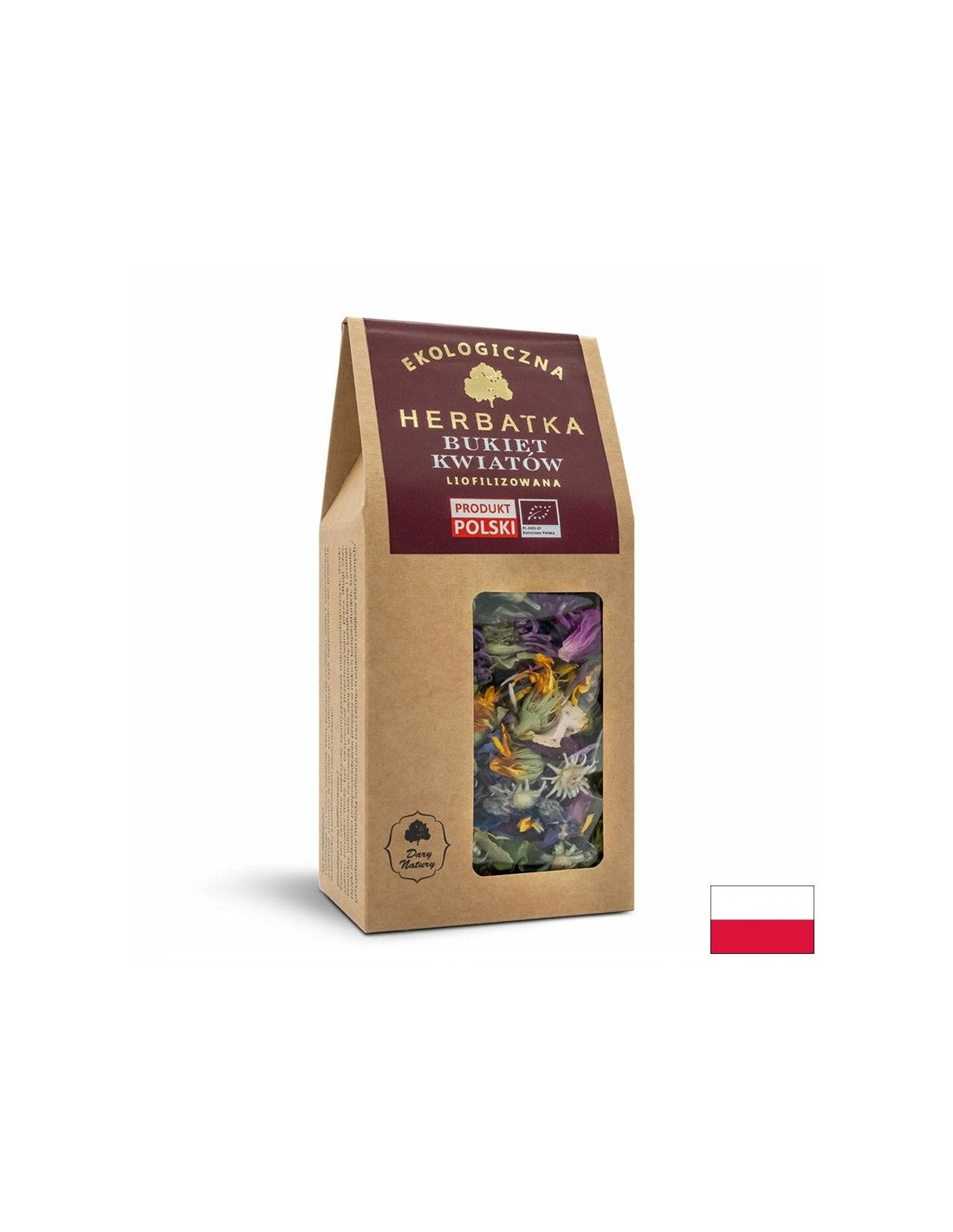 Fagyasztva szárított virágokkal készült Bio teacsokor, 15 g <tc>Dary Natury</tc>