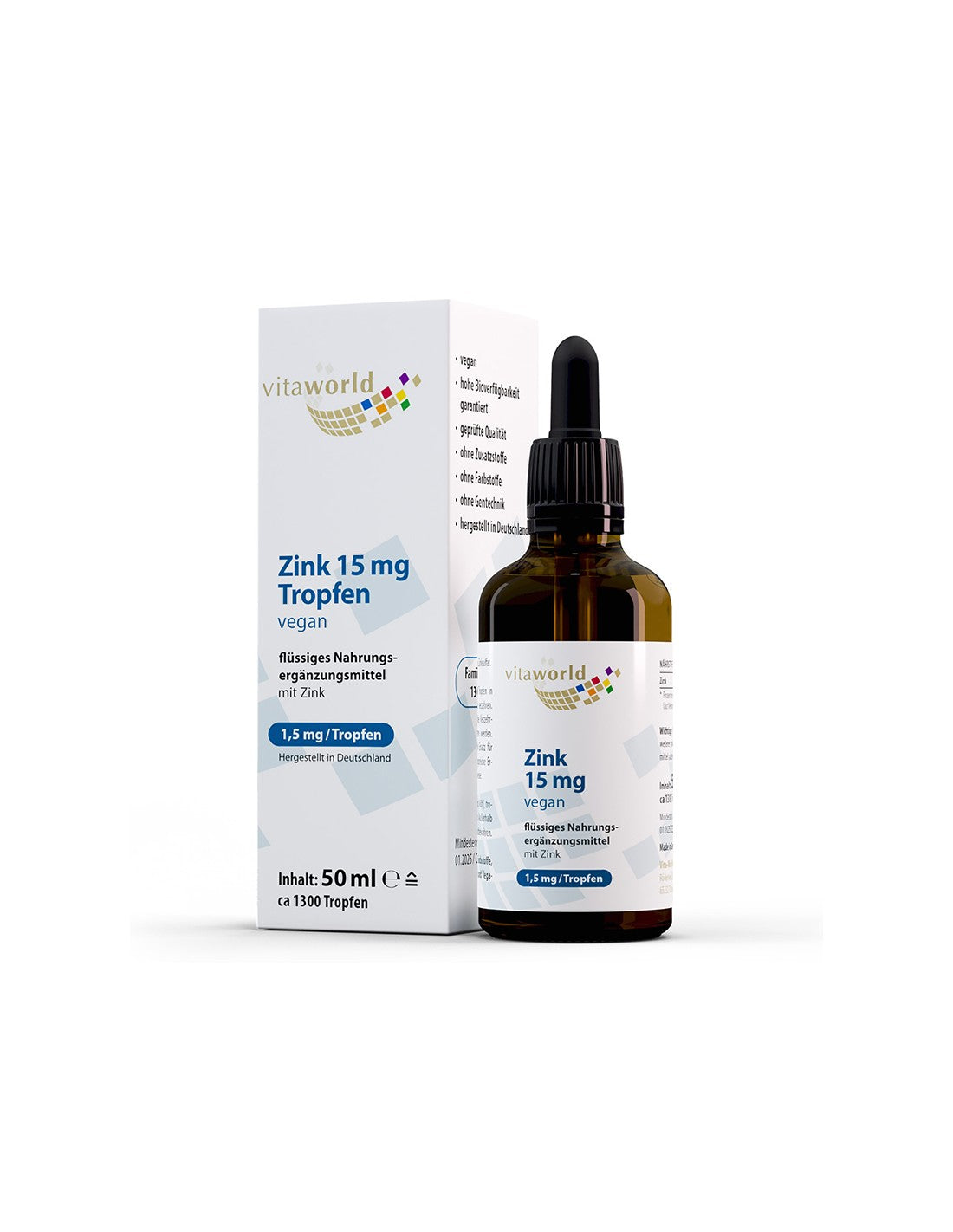 Immunitás - Cink, 15 mg x 50 ml csepp