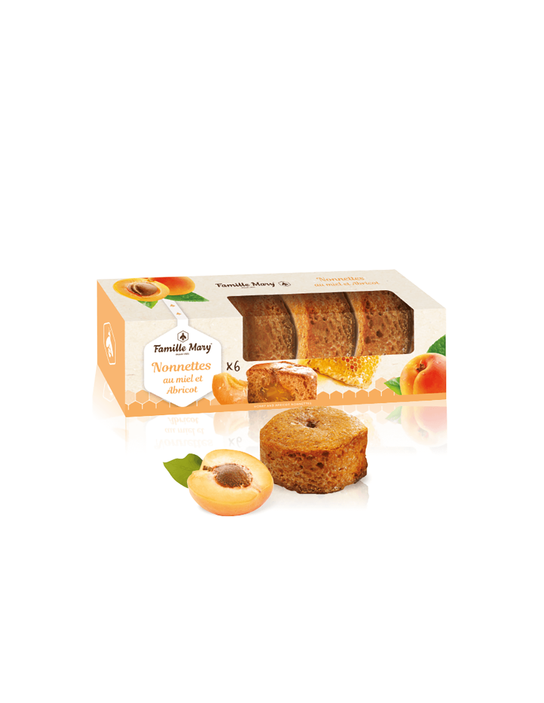 Nonette biomézzel és sárgabarackkal - Hagyományos francia édesség, 150 g