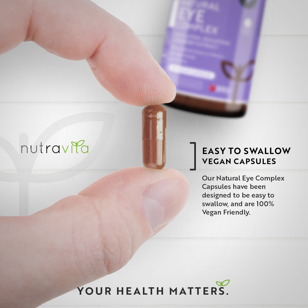 Eye vitamins /natural/ - Natural Eye Complex 90 vegan capsules - Nutra Best Europe