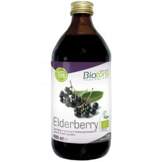Biotona organic elderberry juice concentrate 500 ml - Nutra Best Europe