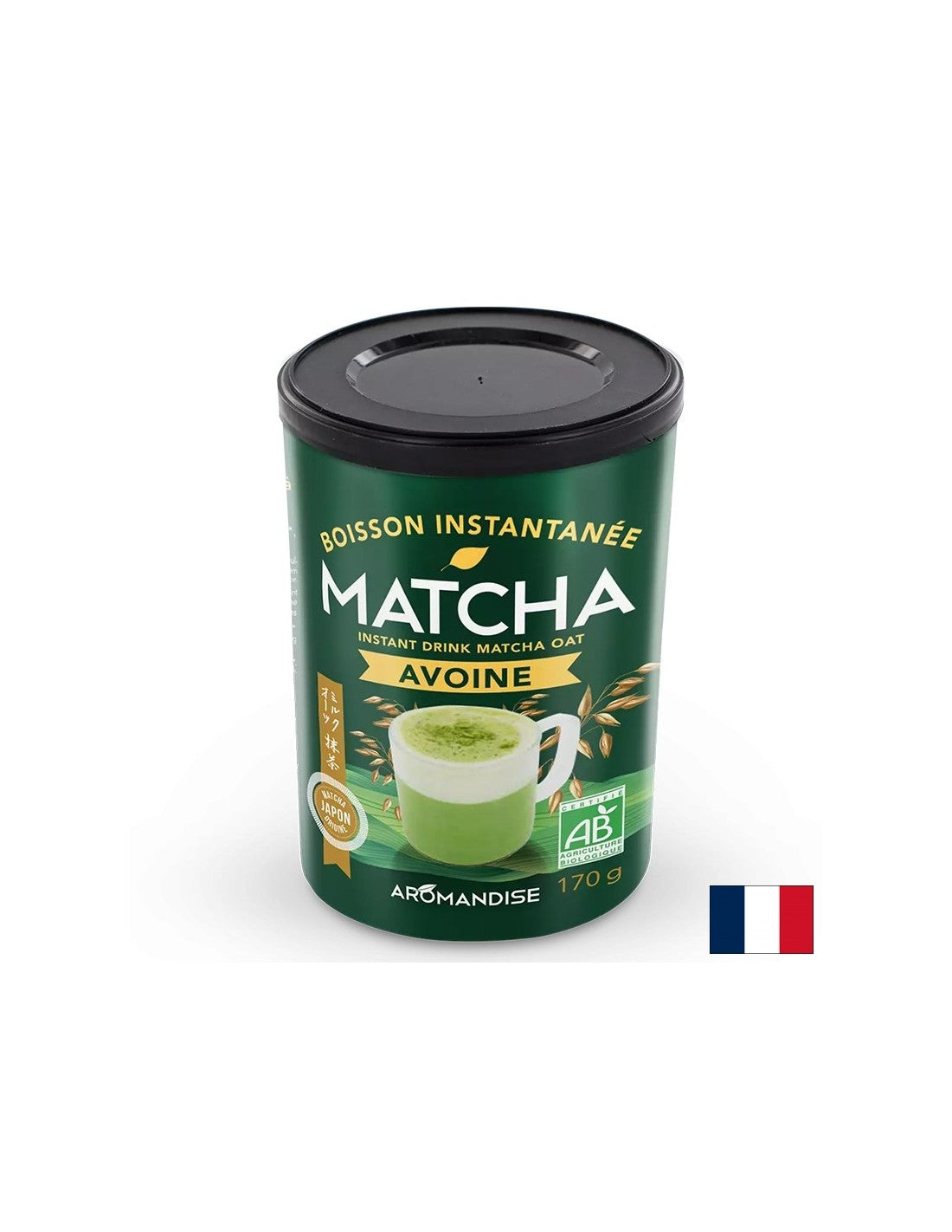 Matcha és zab - tonik ital, 170 g, por