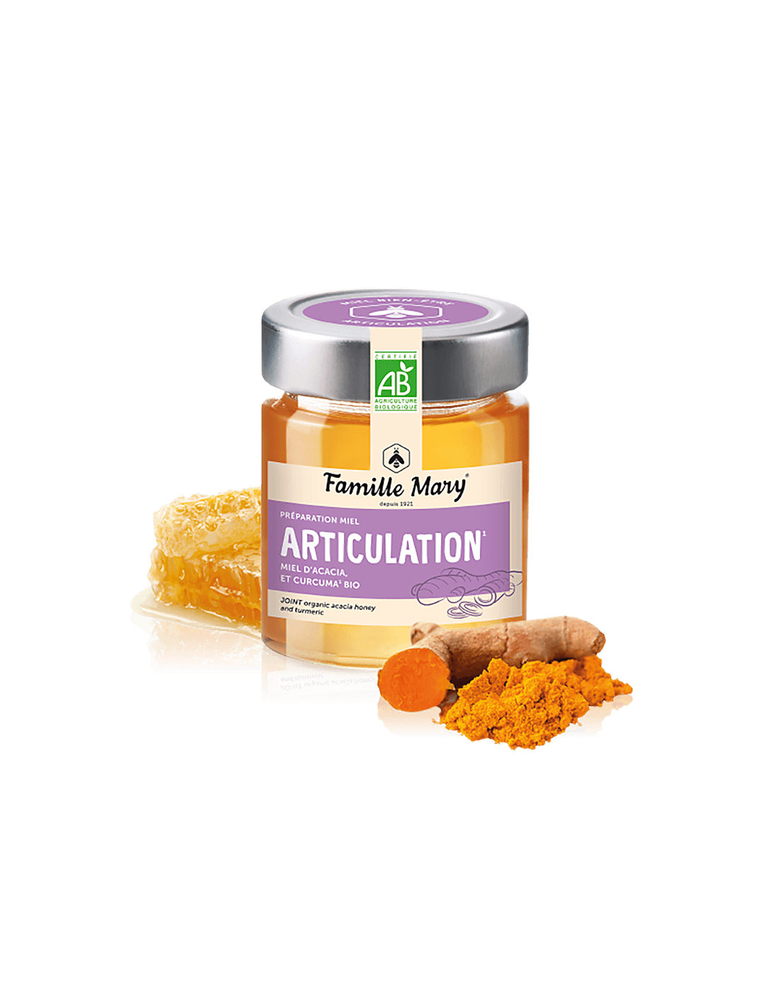 Méh akácméz + bio kurkuma, 170 g