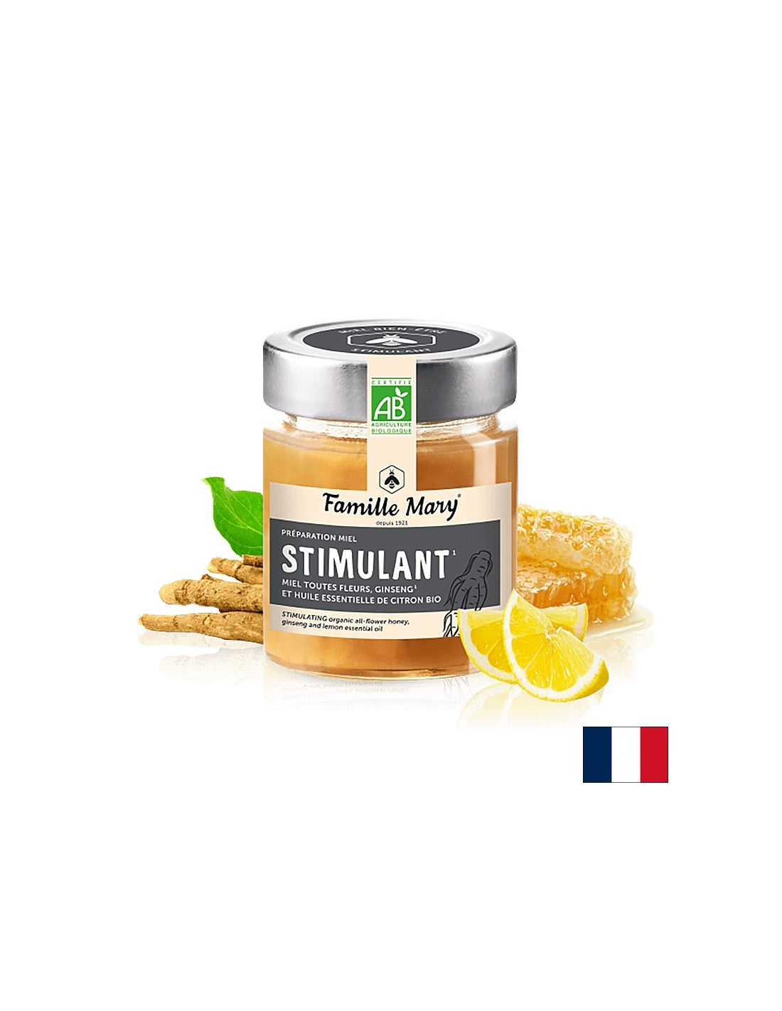 Színes méz gyömbér és citrom illóolajjal, 170 g