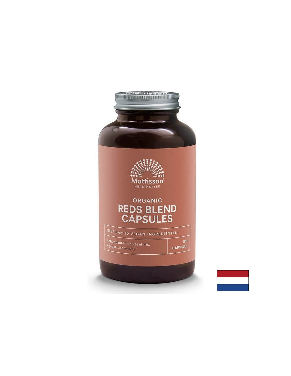 Bio piros gyümölcsökből és zöldségekből származó antioxidáns formula, 180 kapszula <tc>Mattisson Healthstyle</tc>
