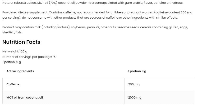 Bulletproof Coffee | Instant Coffee 150 grams - Nutra Best Europe