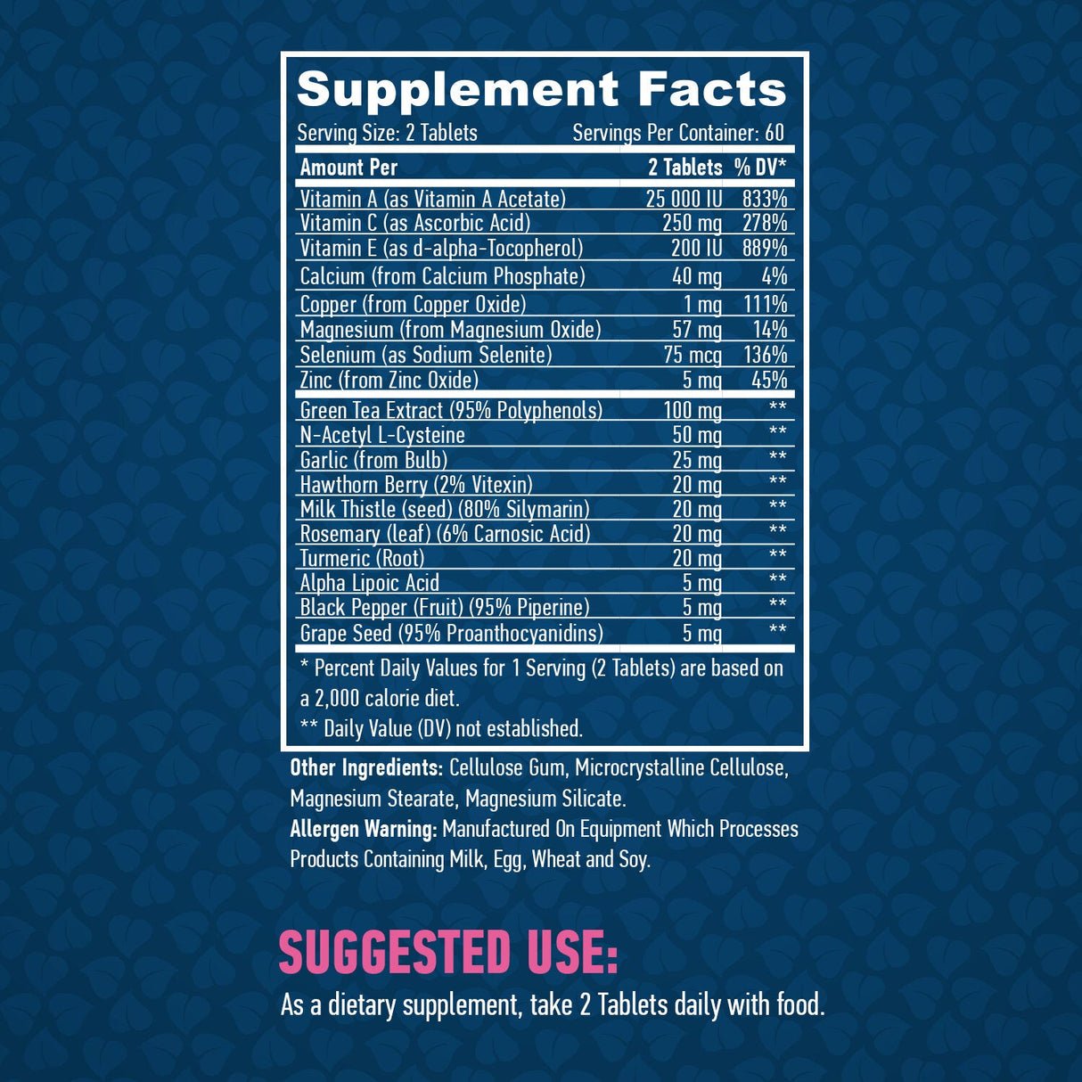 Antioxidant Complex 120 Tabs. - Nutra Best Europe