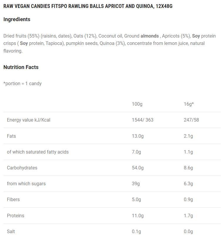 Rawllin' Balls - 48 grams - Nutra Best Europe