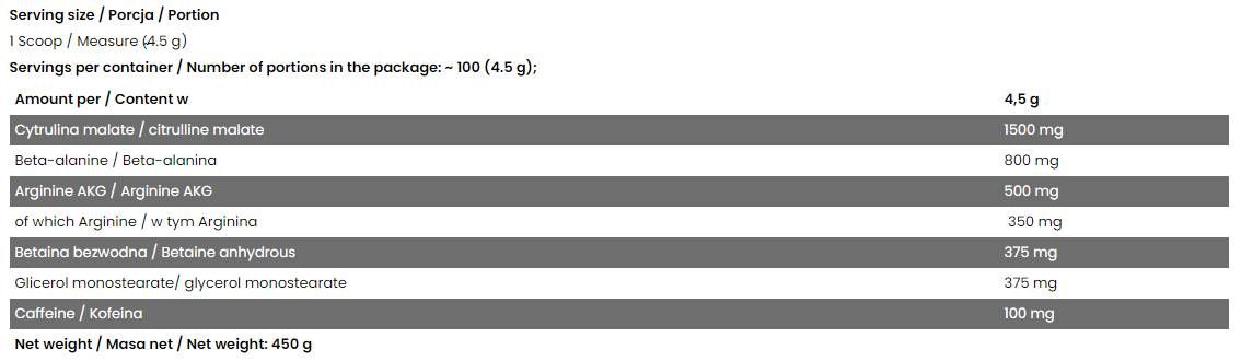 ICE Pump / Evercool Pre-Workout - 463 grams - Nutra Best Europe