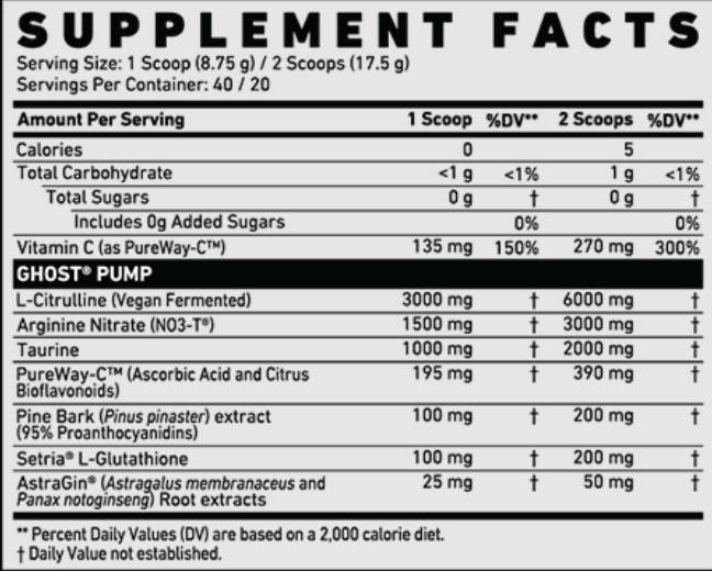 Pump V2 | Nitric Oxide Booster - 270 grams - Nutra Best Europe