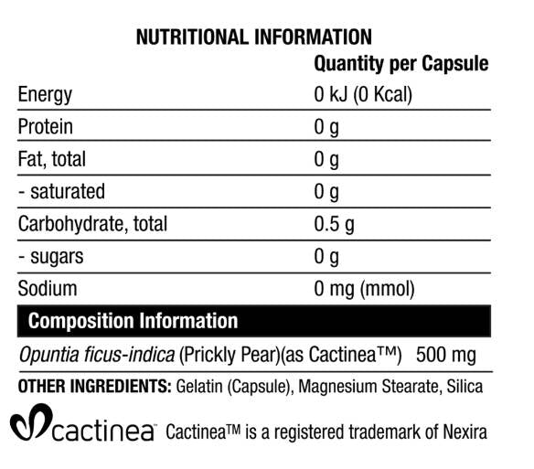 Cactinea | Amplify Series - 60 capsules - Nutra Best Europe