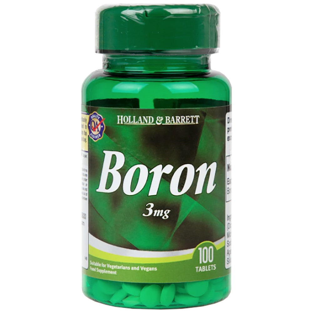 Boron 3 mg 100 Tablets - Nutra Best Europe