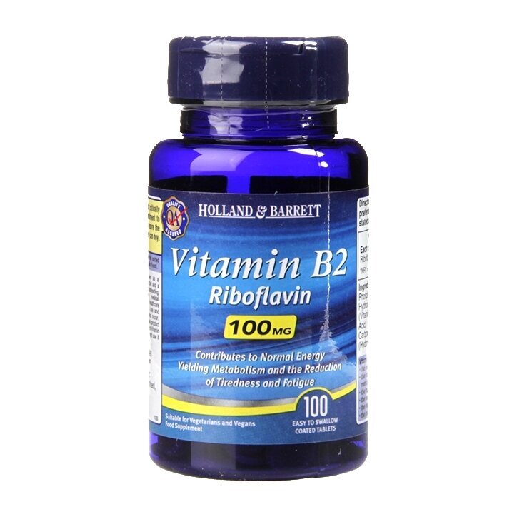 B2-vitamin (B2-vitamin) 100 mg 120 tabletta HOLLAND & BARRETT