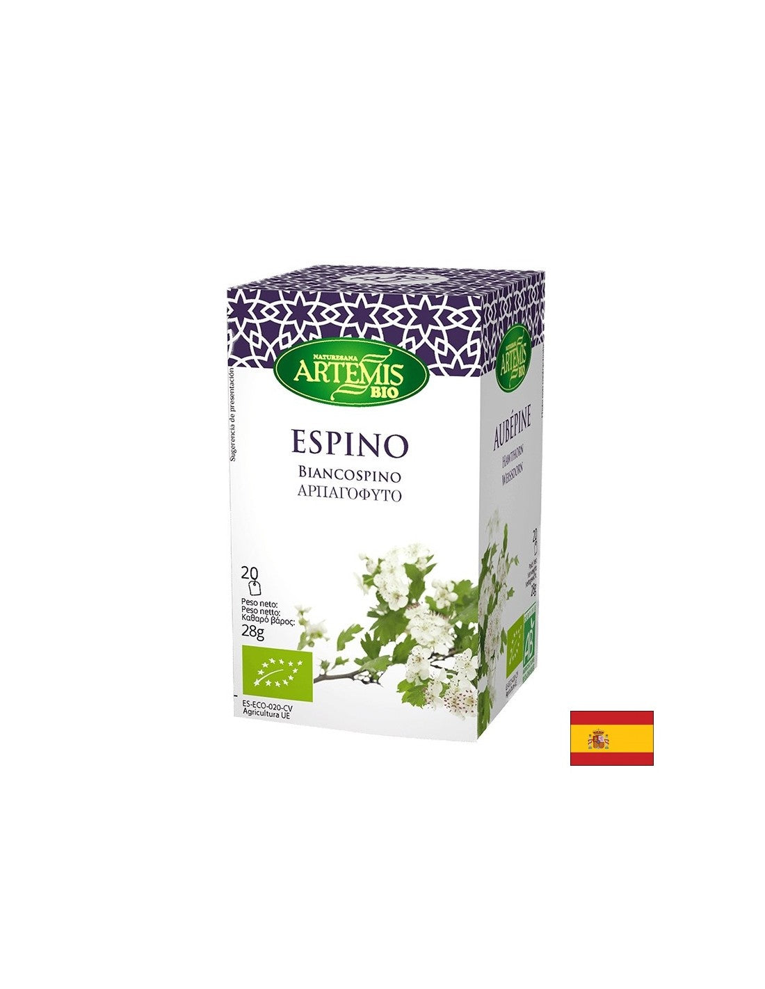 Organic Hawthorn tea, 20 db filteres zacskó