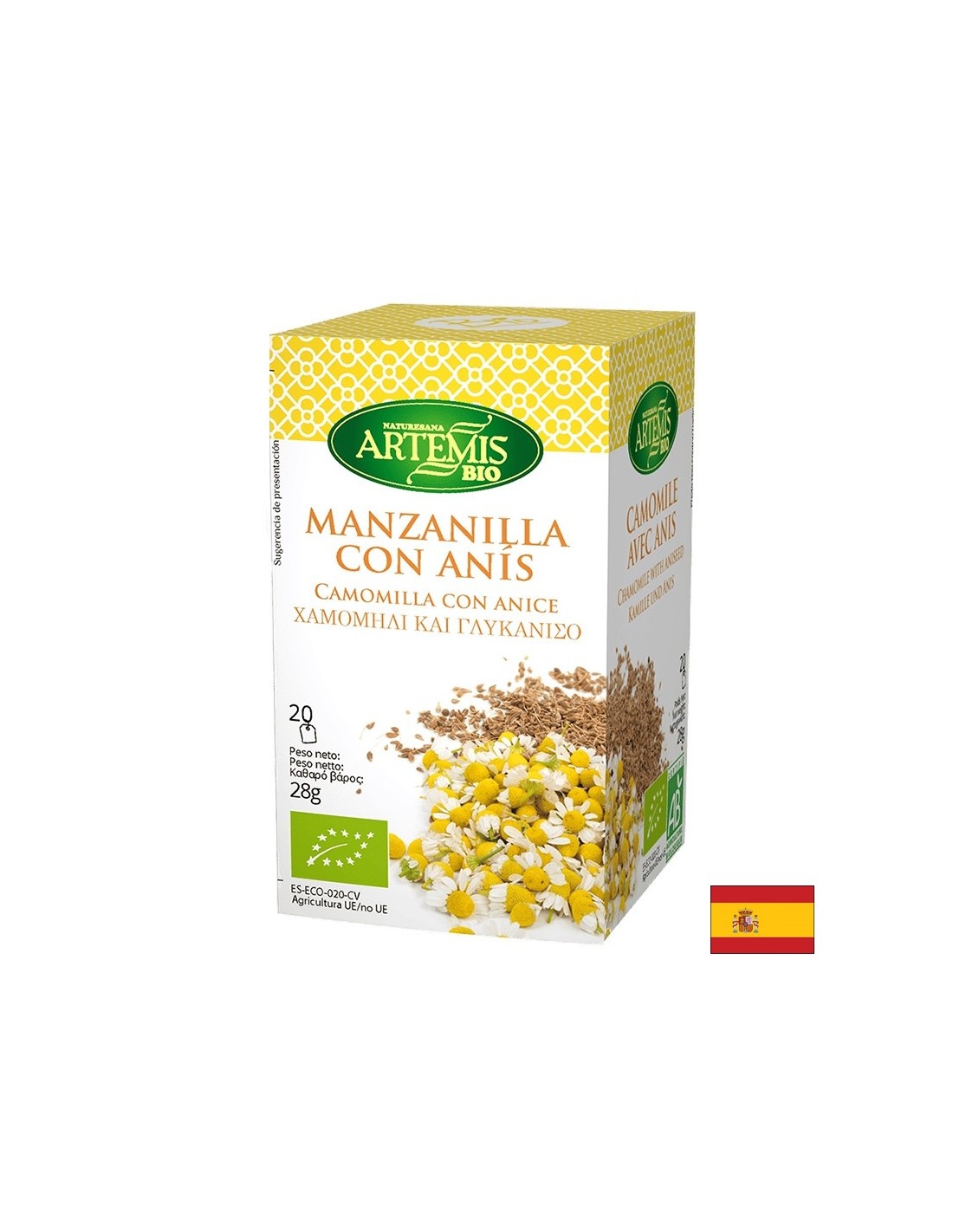 Tea kamillás és ánizsos BIO, 20 filter zacskó