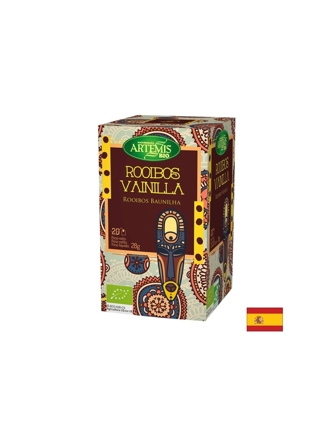 Vanília ízű Rooibos tea, 20 db Herbes del Moli filtertasak