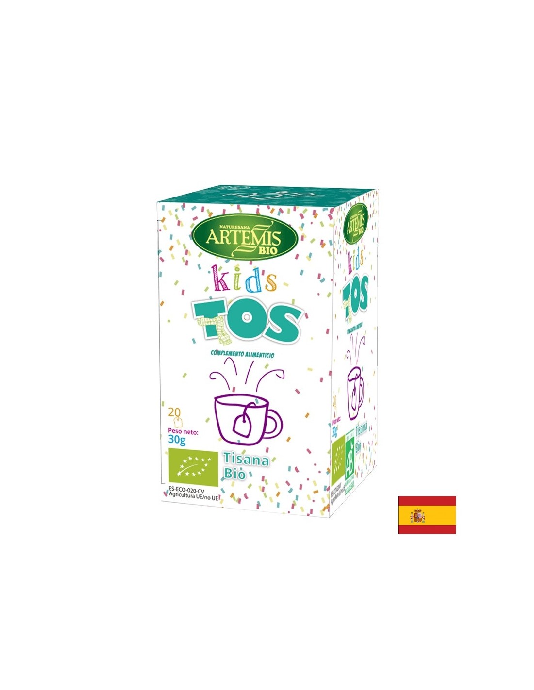 Tea torok- és légúti problémákkal küzdő gyerekeknek - Bio, 20 db filteres zacskó Herbes del Moli