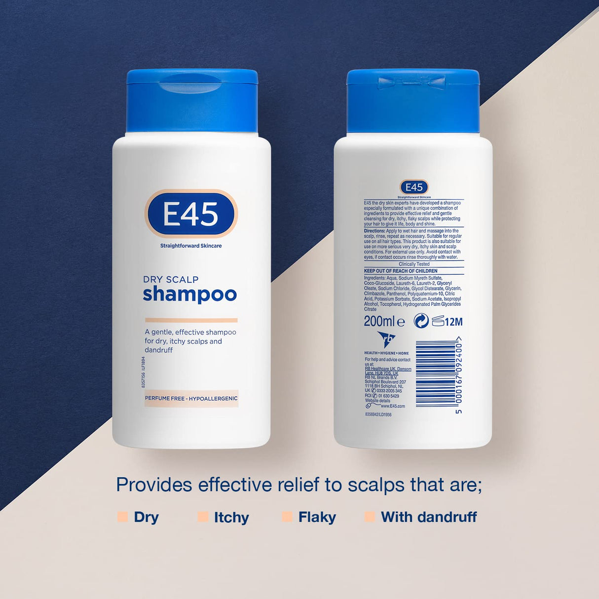 Bőrgyógyászati sampon száraz fejbőr ellen – 200 ml