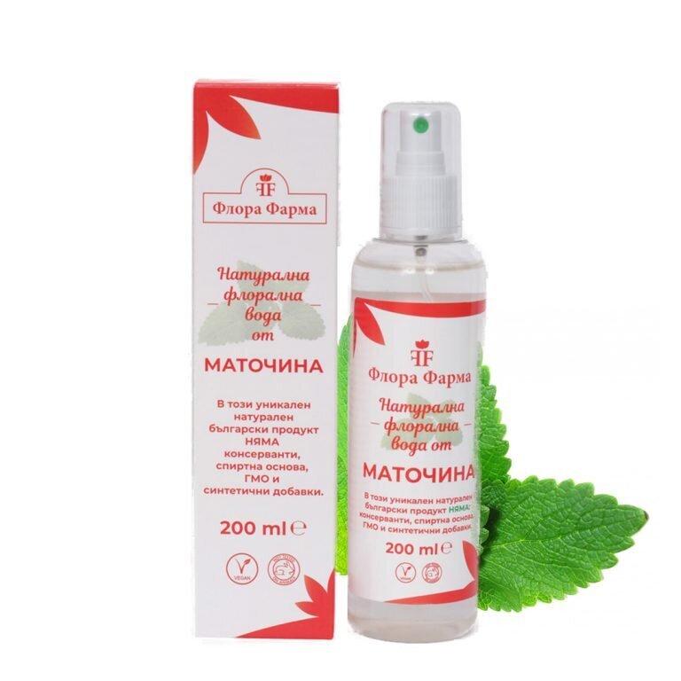 Természetes virágos citromfű víz - 200 ml FLORA PHARMA