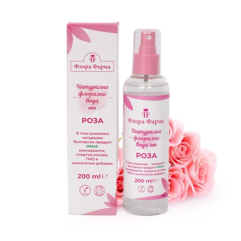 Természetes virágos rózsavíz - 200 ml FLORA PHARMA