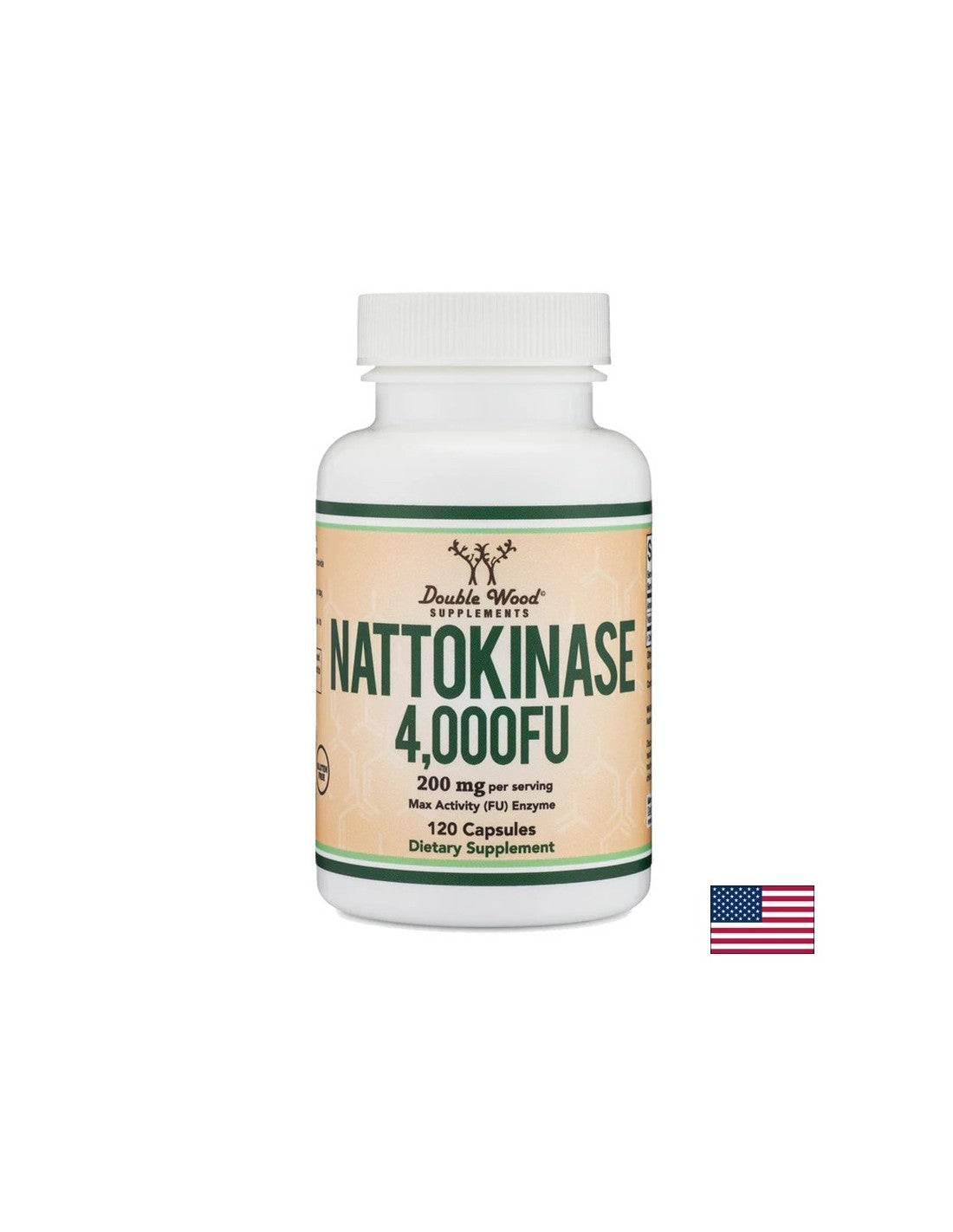 Keringés - Nattokináz, 200 mg, 120 kapszula <tc>Double Wood</tc>