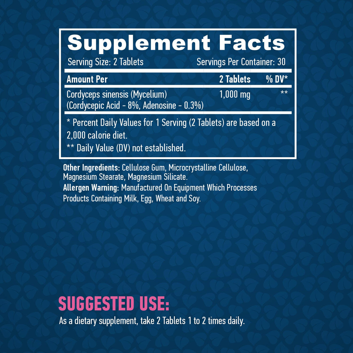 Cordyceps 500mg / 60tabs. - Nutra Best Europe