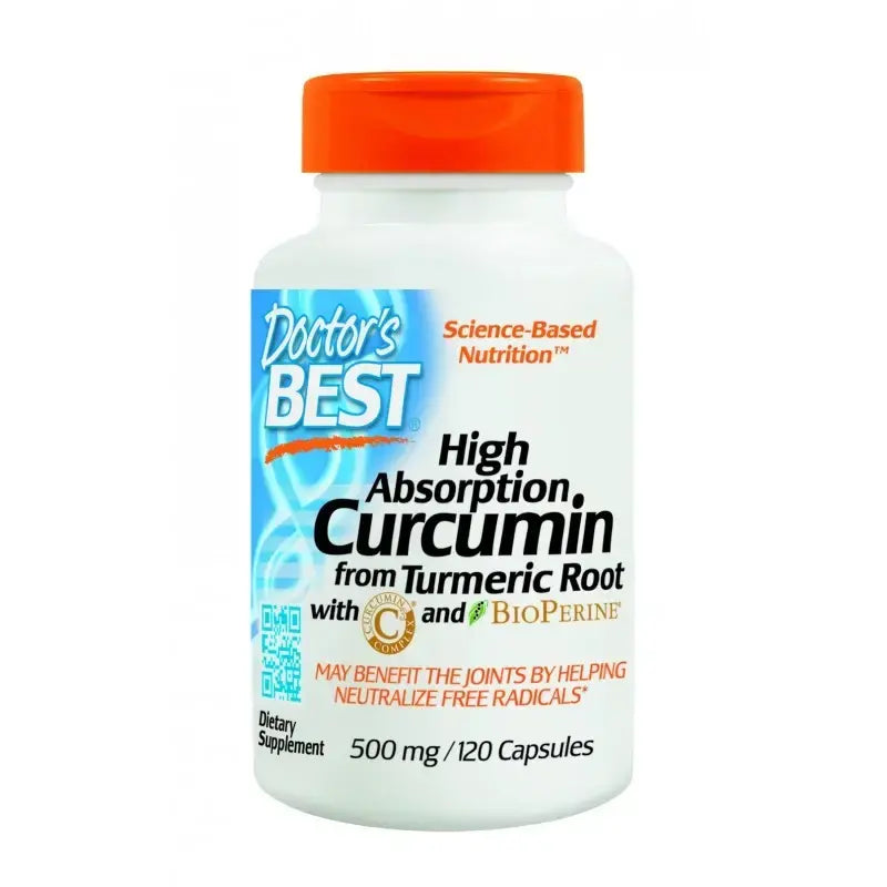 High Absorption Curcumin 500mg - 120 capsules - Nutra Best Europe