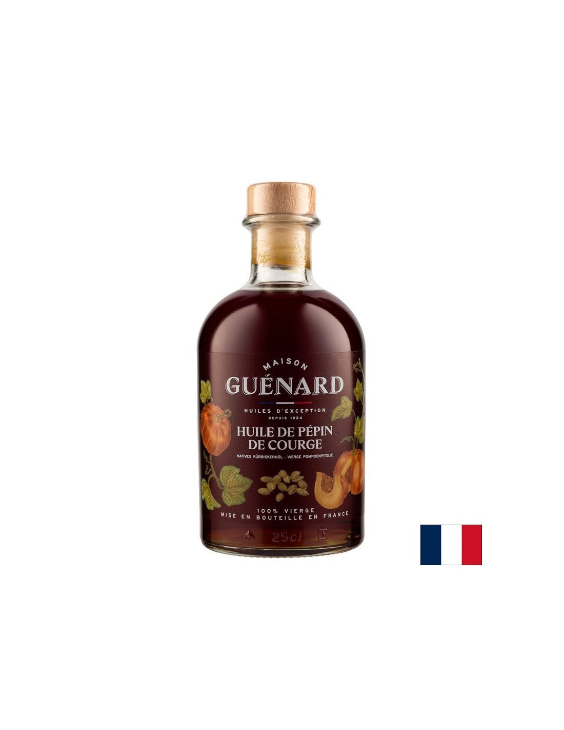 Hidegen sajtolt tökmagolaj, 240 ml