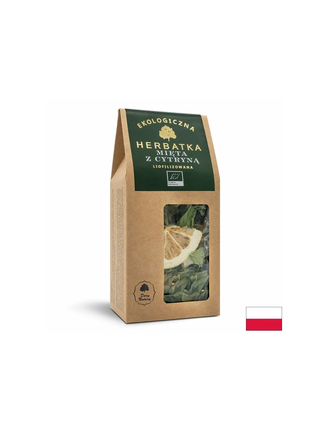 Liofilizált menta-citromos Bio gyógytea, 25 g <tc>Dary Natury</tc>