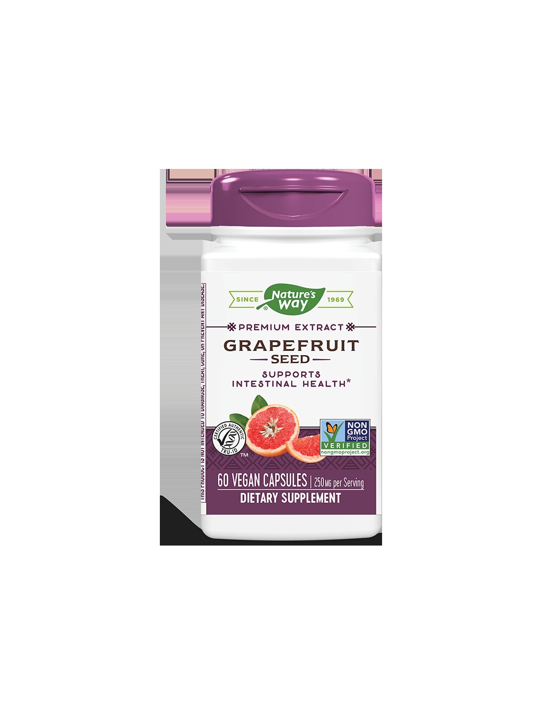 Grapefruit - Prémium kivonat - Immunerősítő és gyomorkomfort, 250 mg, 60 kapszula