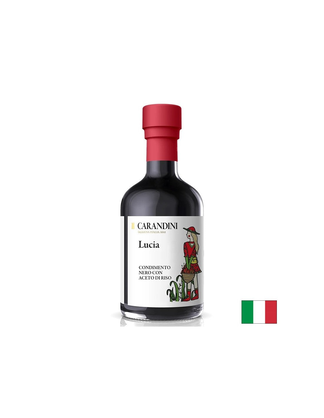 Fekete öntet rizsecettel Lucia, BIO, 250 ml
