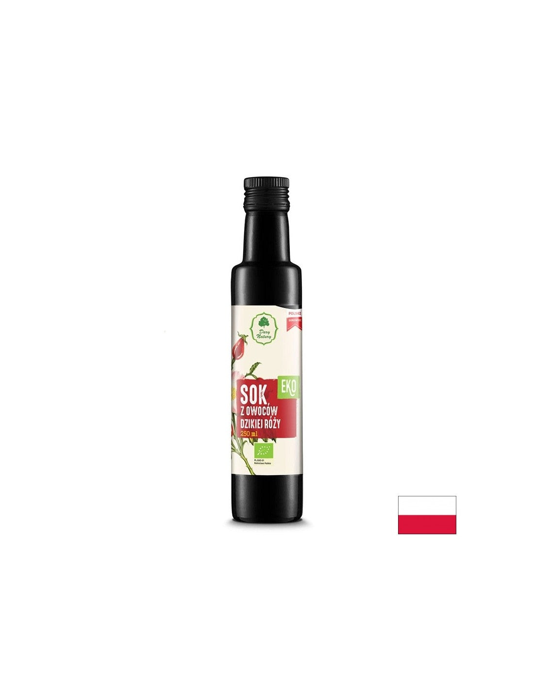 Bio csipkebogyólé italokhoz és ételekhez - Immun-, szív- és érrendszeri és anyagcsere-egészség, 250 ml
