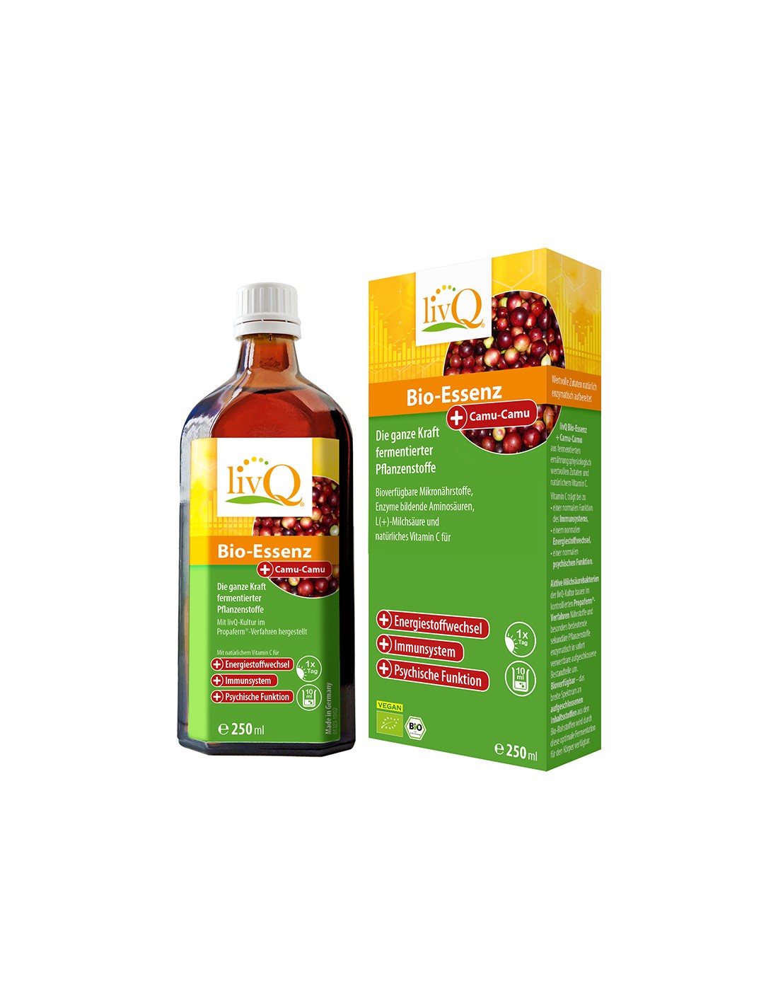 Camu-camu Bio fermentált növényi kivonattal készült szirup, 250 ml <tc>LivQ</tc>