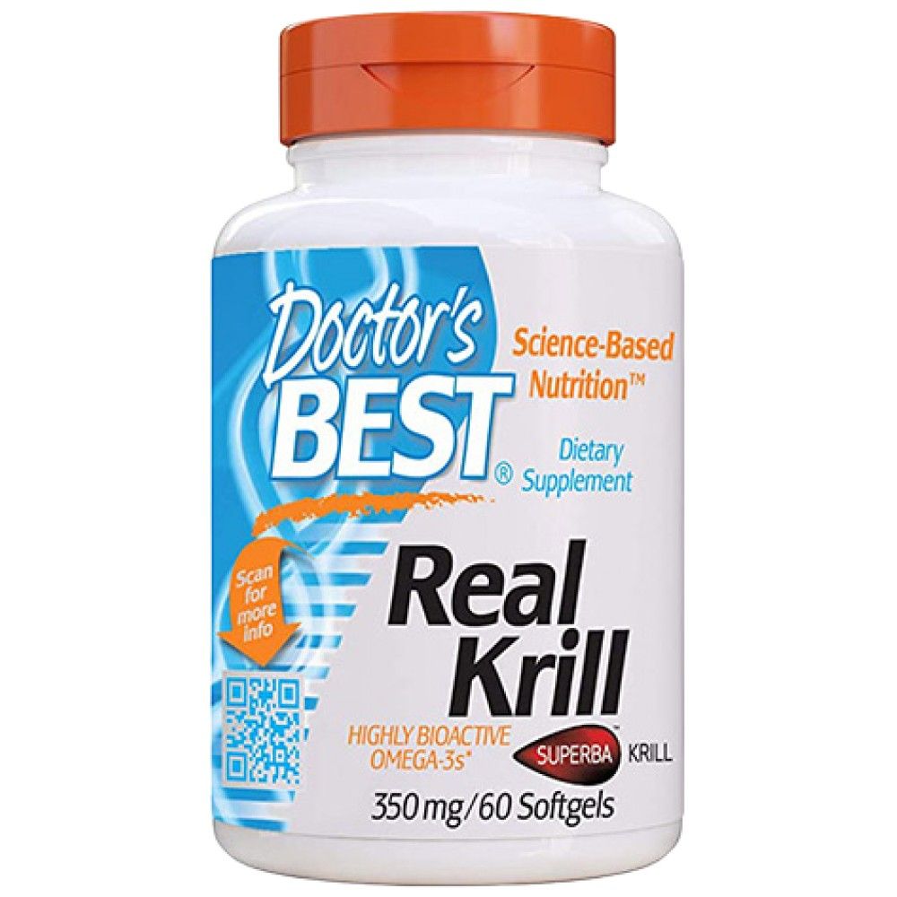 Real Krill 350 mg - 60 Softgels - Nutra Best Europe