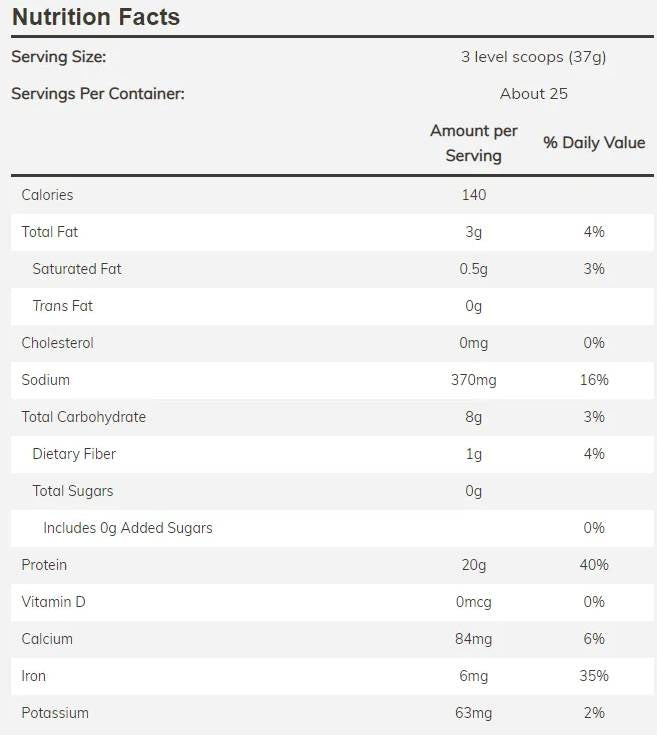 Organic Plant Protein - 907 grams - Nutra Best Europe