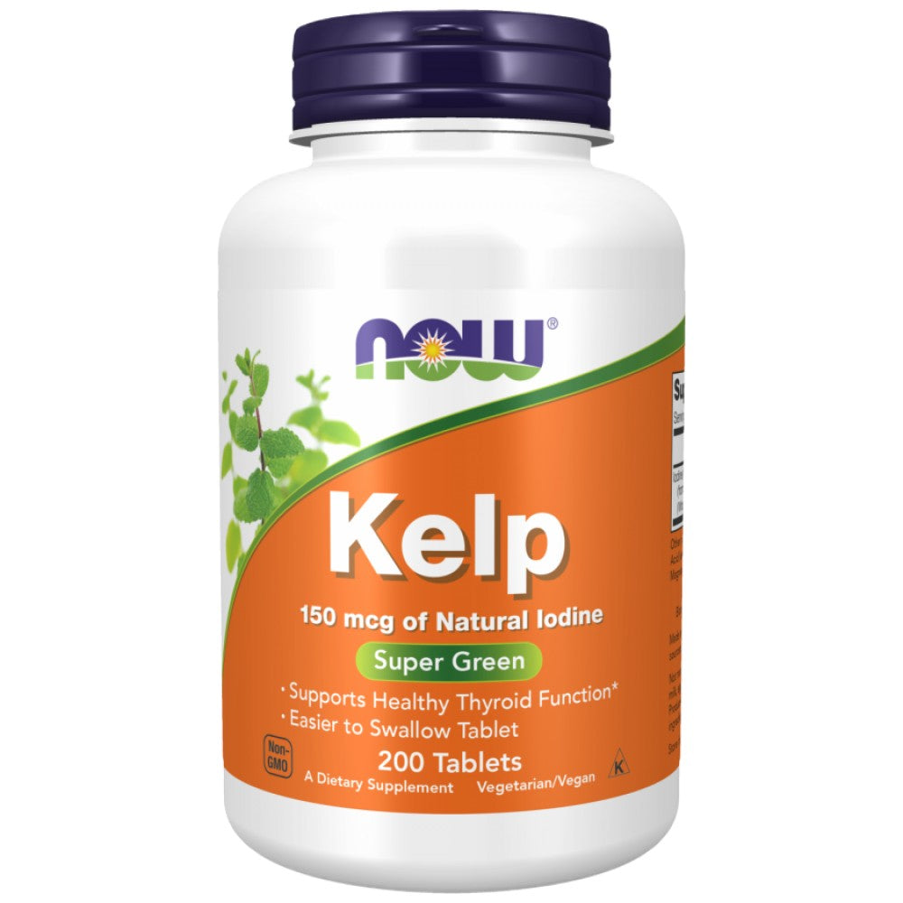 Kelp 150 mcg of Natural Iodine - 200 Tablets - Nutra Best Europe