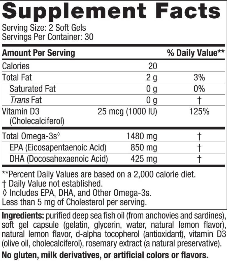 Ultimate Omega Xtra | With Vitamin D3 - 60 Gel capsules - Nutra Best Europe