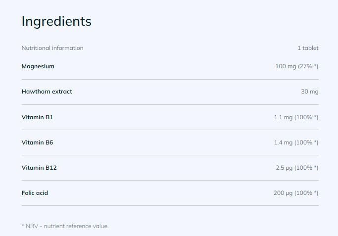 Chela-Mag B6 Cardio 30 Tabs OLIMP - Nutra Best Europe