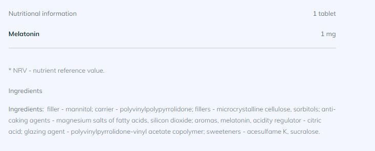 Forsen Fast Melatonin 30 Tabs OLIMP - Nutra Best Europe