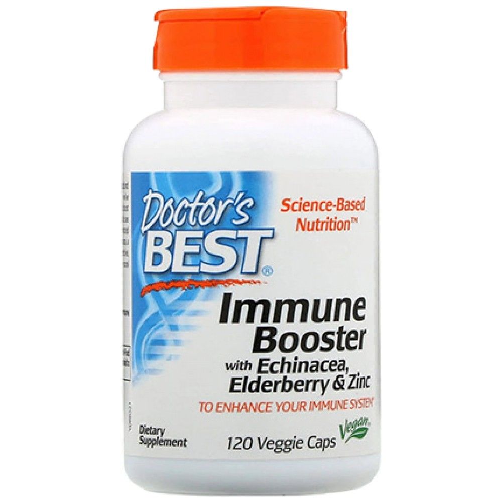 Immune Booster | With Echinacea, Elderberry Extract and Zinc - 120 capsules - Nutra Best Europe