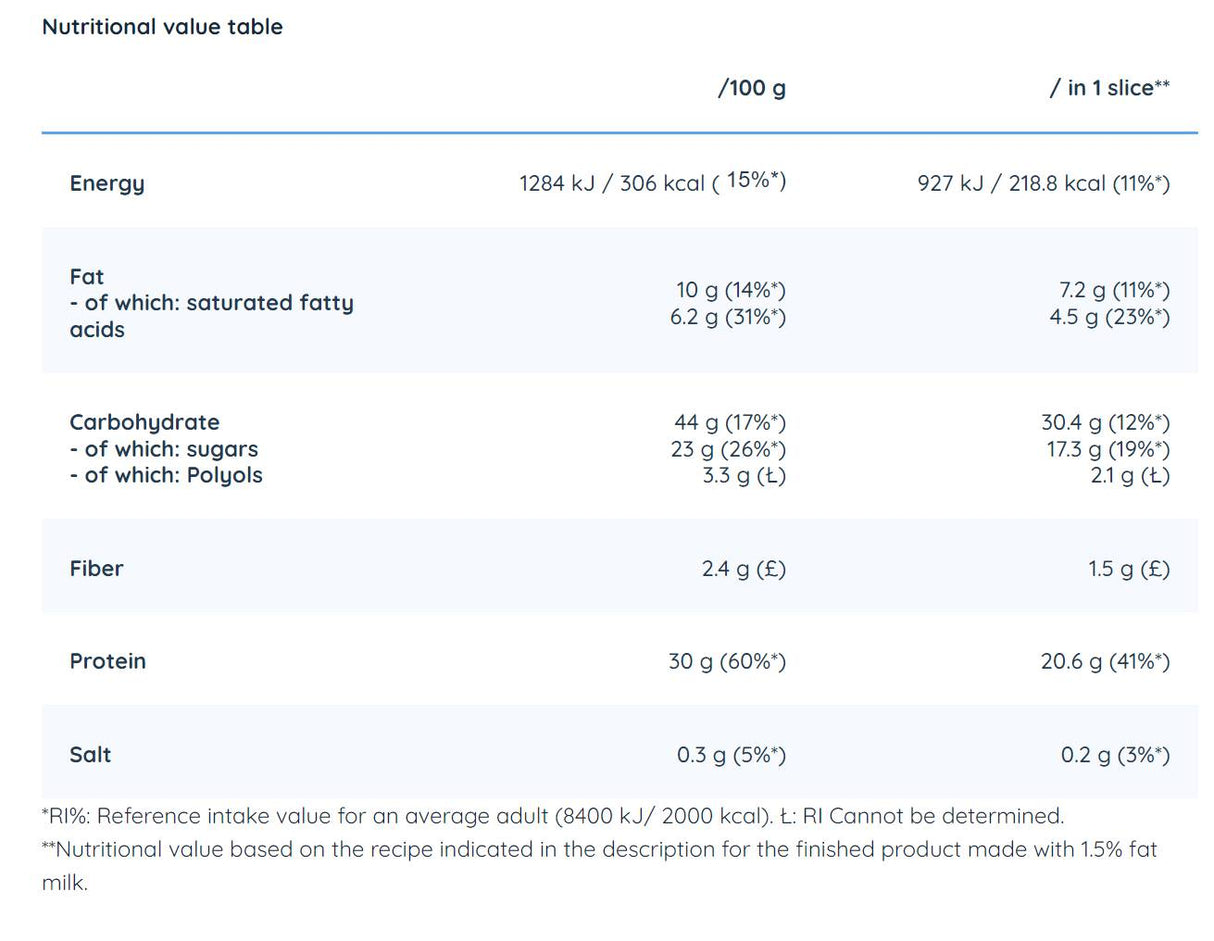 Protein Brownie Mix - 500 grams - Nutra Best Europe