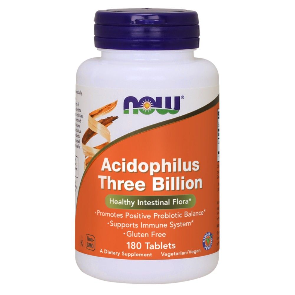 Acidophilus Three Billion - 180 Tablets - Nutra Best Europe