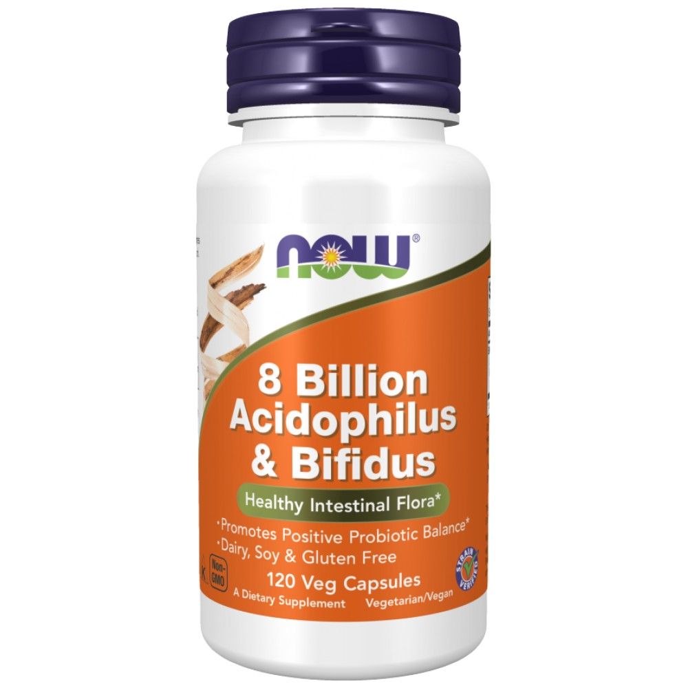 8 Billion Acidophilus & Bifidus - 60 capsules - Nutra Best Europe